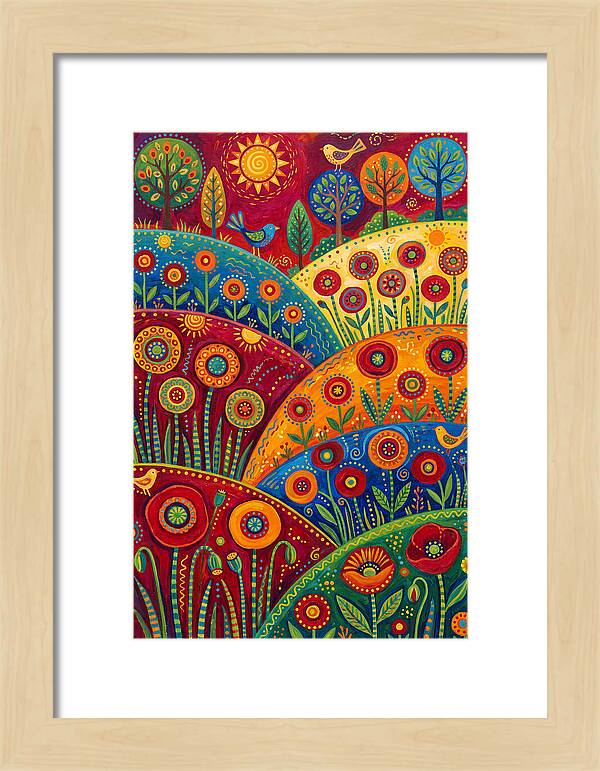 Vibrant Poppy Landscape