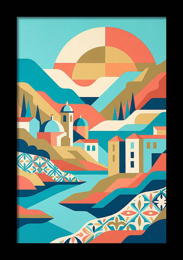 Vibrant Portuguese Tile Scene