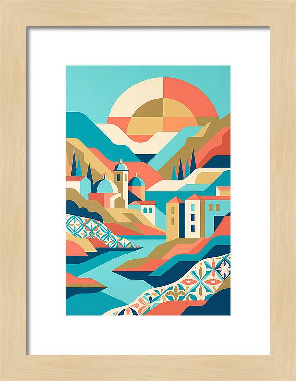 Vibrant Portuguese Tile Scene