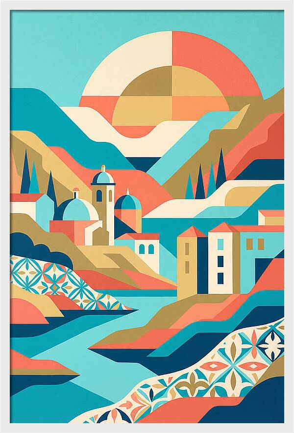 Vibrant Portuguese Tile Scene