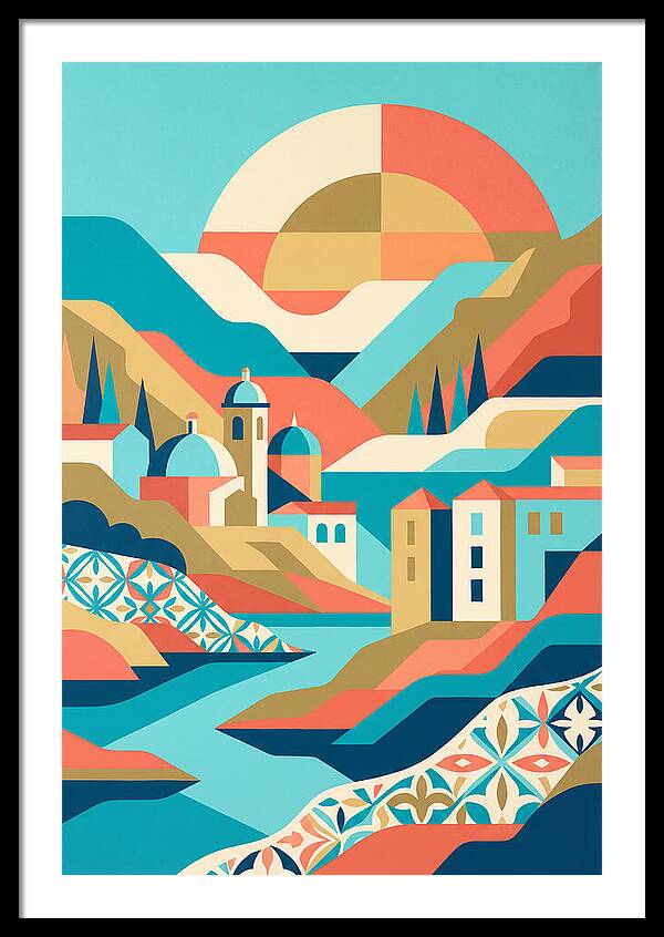 Vibrant Portuguese Tile Scene