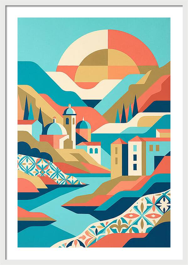 Vibrant Portuguese Tile Scene