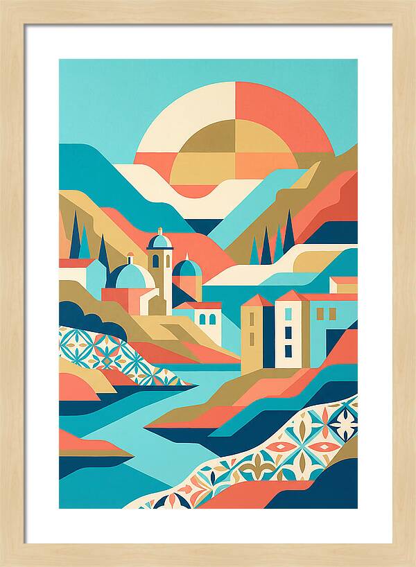 Vibrant Portuguese Tile Scene