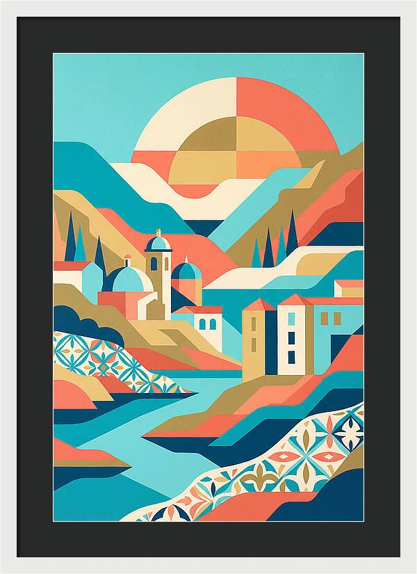 Vibrant Portuguese Tile Scene