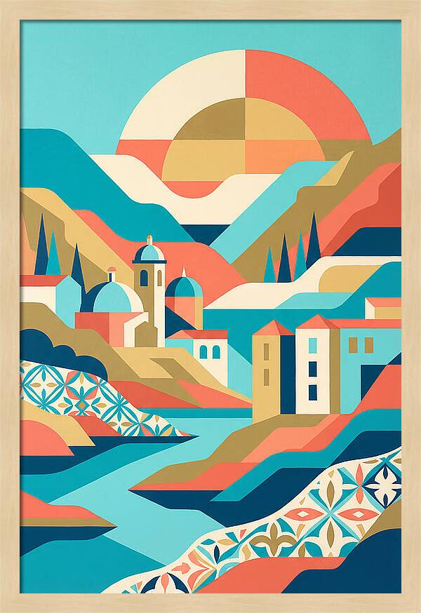Vibrant Portuguese Tile Scene