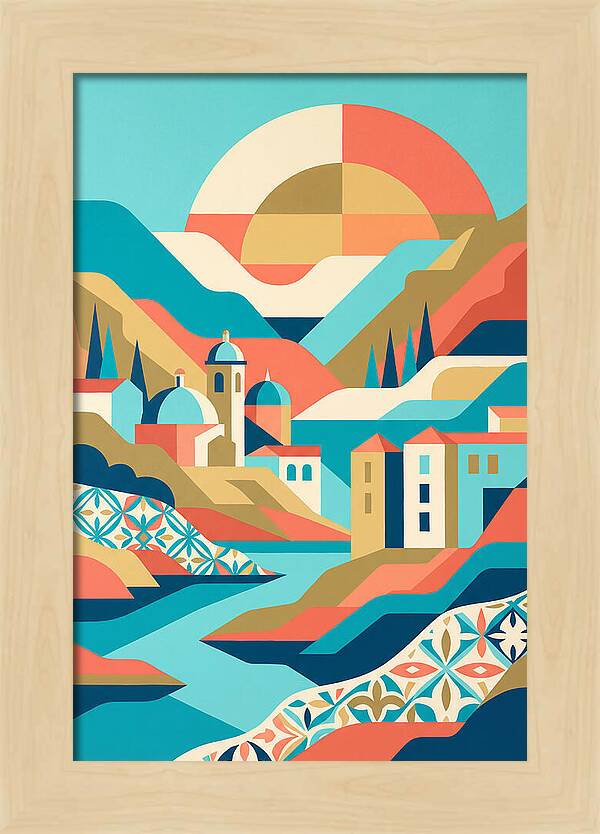 Vibrant Portuguese Tile Scene