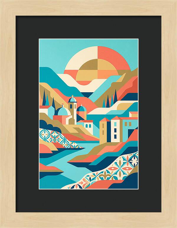 Vibrant Portuguese Tile Scene