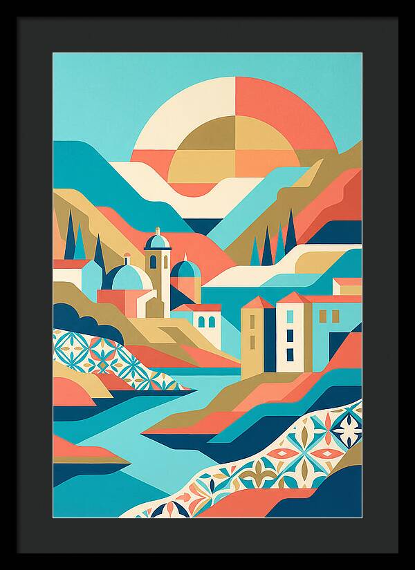 Vibrant Portuguese Tile Scene