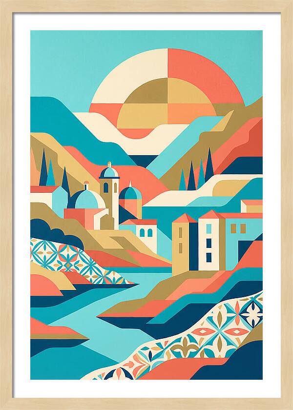 Vibrant Portuguese Tile Scene