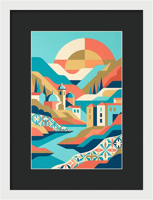 Vibrant Portuguese Tile Scene