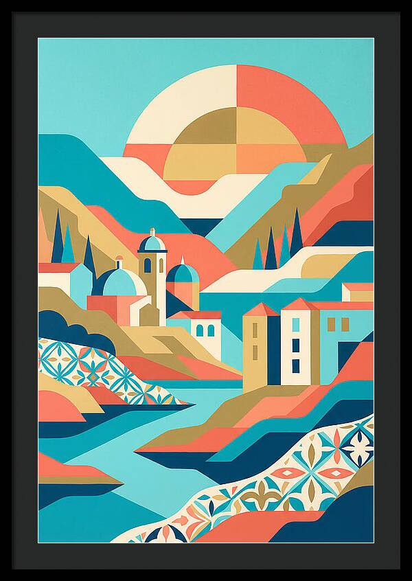 Vibrant Portuguese Tile Scene
