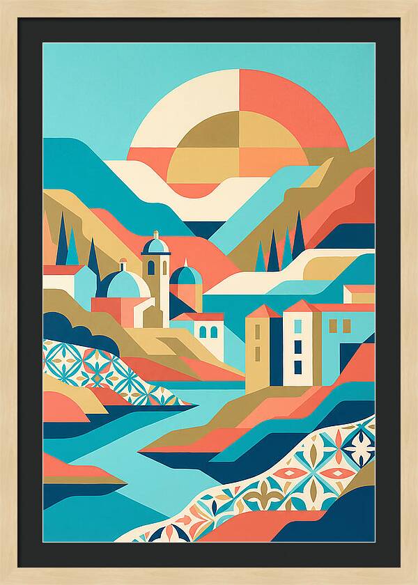 Vibrant Portuguese Tile Scene