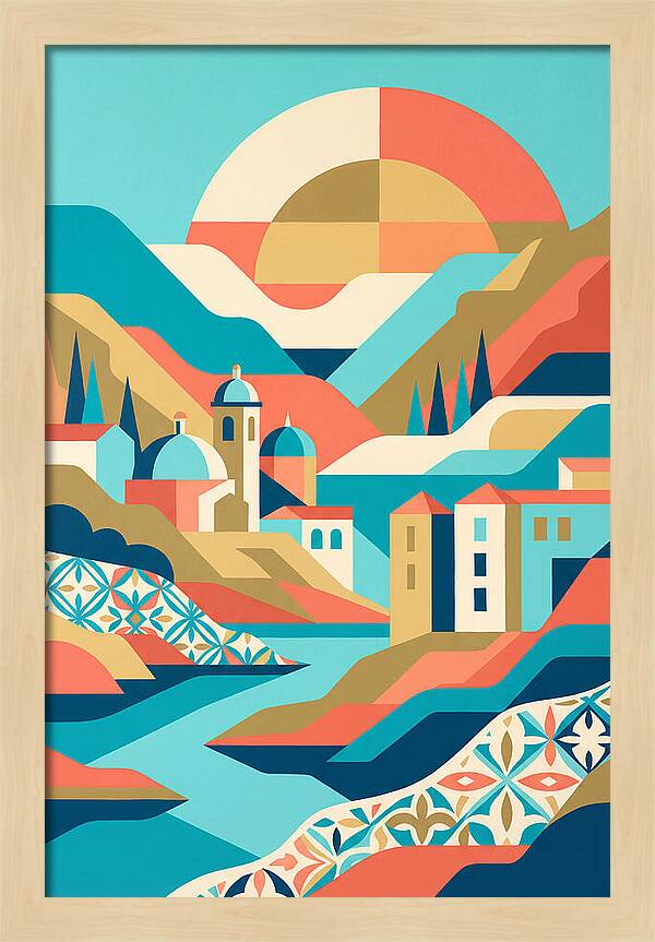 Vibrant Portuguese Tile Scene