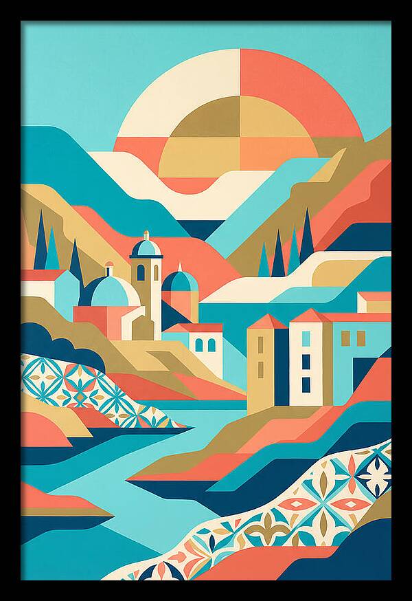Vibrant Portuguese Tile Scene