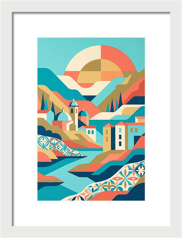 Vibrant Portuguese Tile Scene
