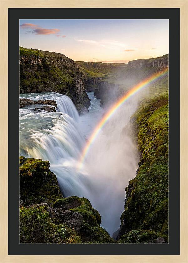 Vibrant Rainbow Cascade