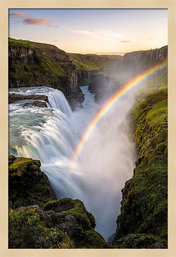 Vibrant Rainbow Cascade