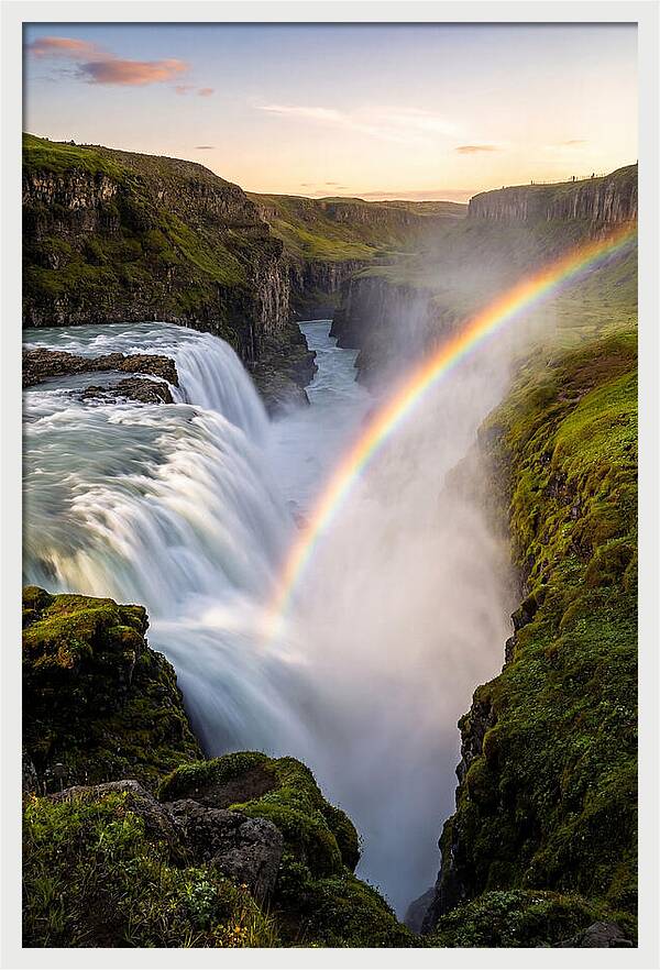 Vibrant Rainbow Cascade