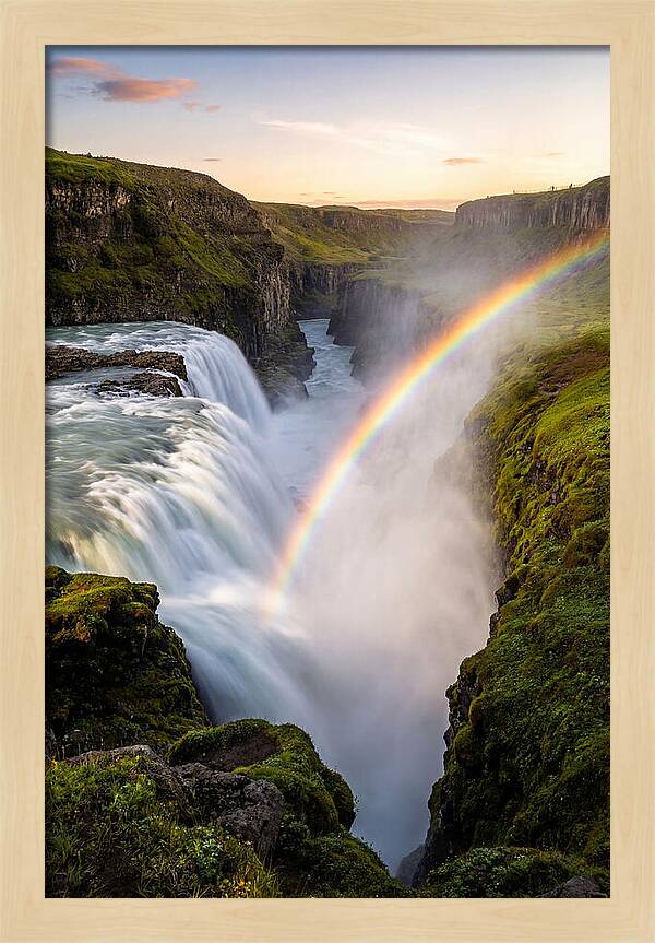 Vibrant Rainbow Cascade