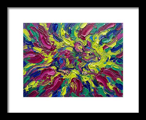 Vibrant Rat In Expressionist Style
