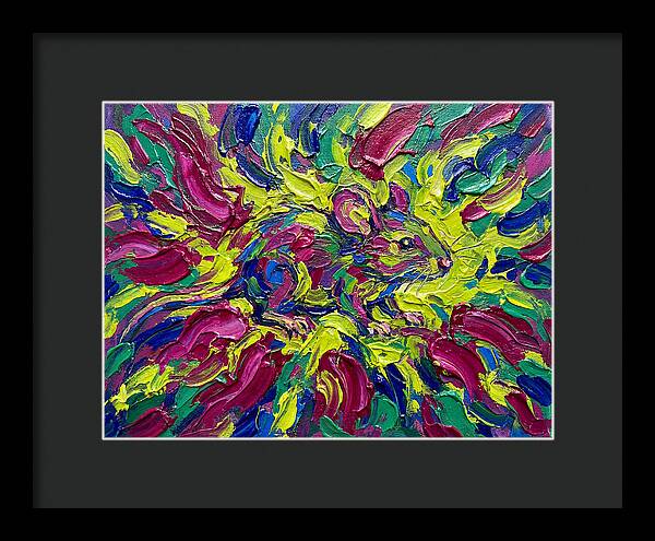 Vibrant Rat In Expressionist Style