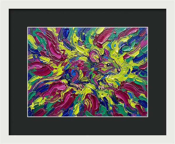 Vibrant Rat In Expressionist Style