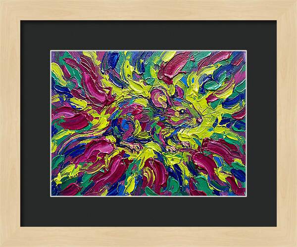 Vibrant Rat In Expressionist Style