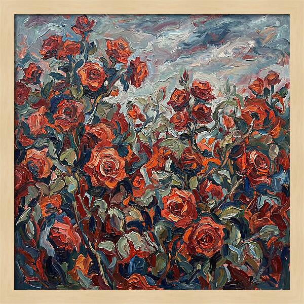 Vibrant Rose Garden