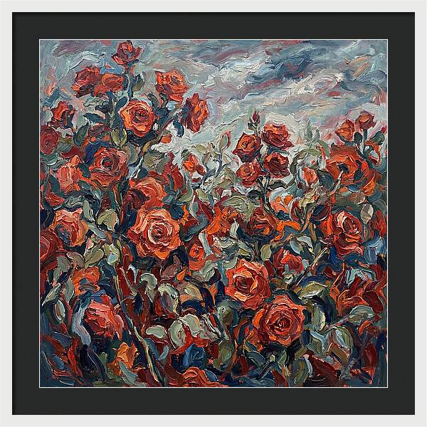 Vibrant Rose Garden