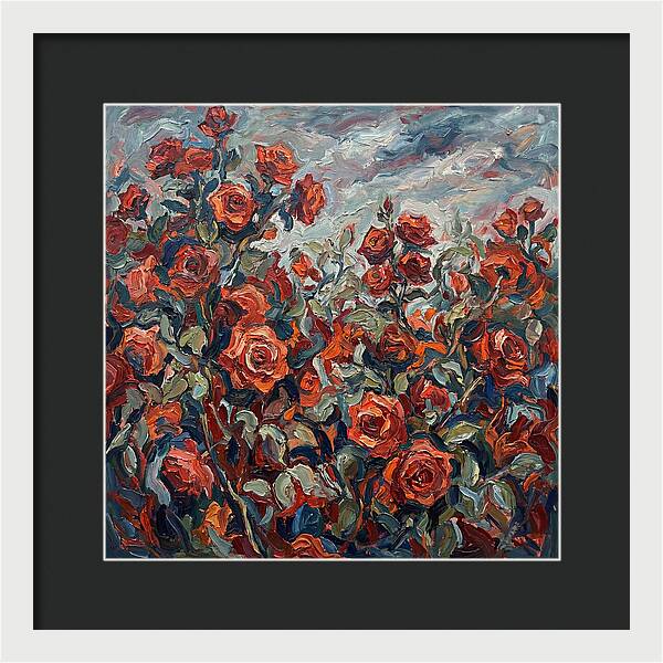 Vibrant Rose Garden