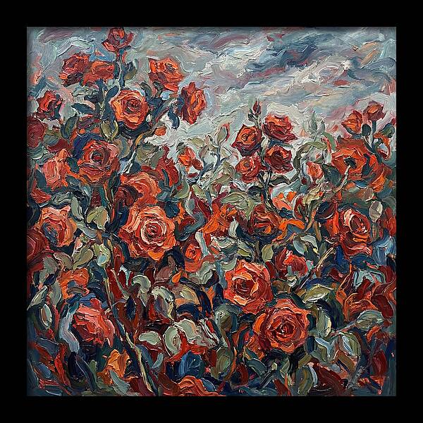 Vibrant Rose Garden