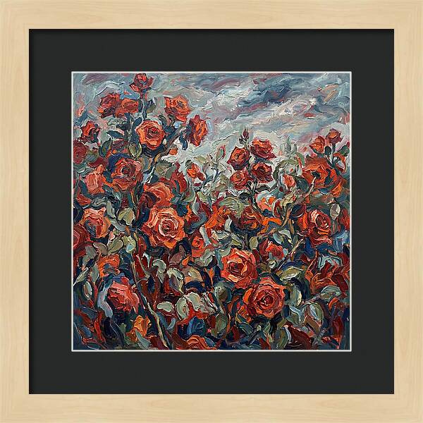 Vibrant Rose Garden