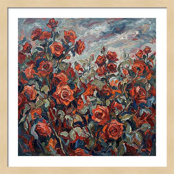 Vibrant Rose Garden