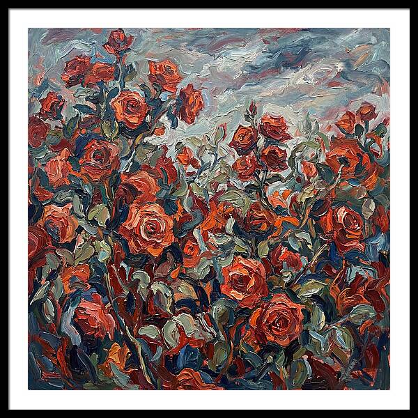 Vibrant Rose Garden