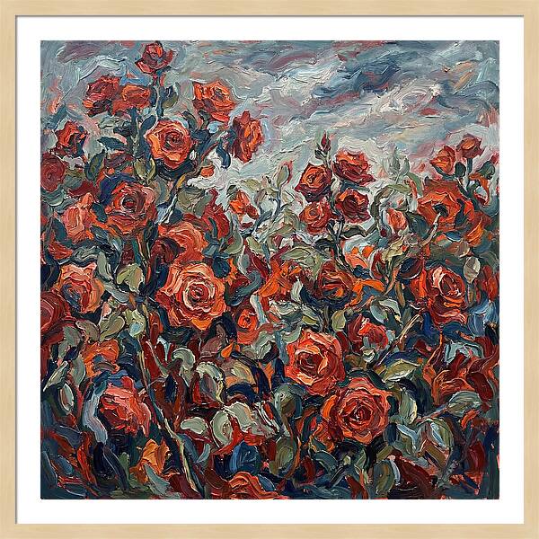 Vibrant Rose Garden