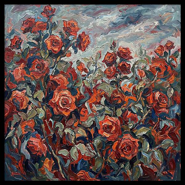 Vibrant Rose Garden