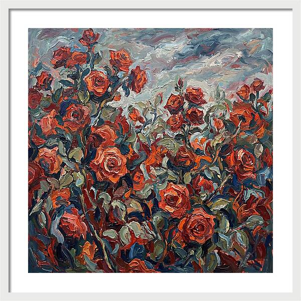 Vibrant Rose Garden