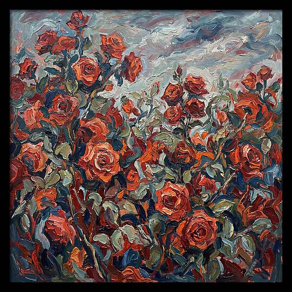 Vibrant Rose Garden