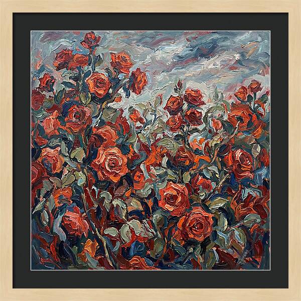 Vibrant Rose Garden