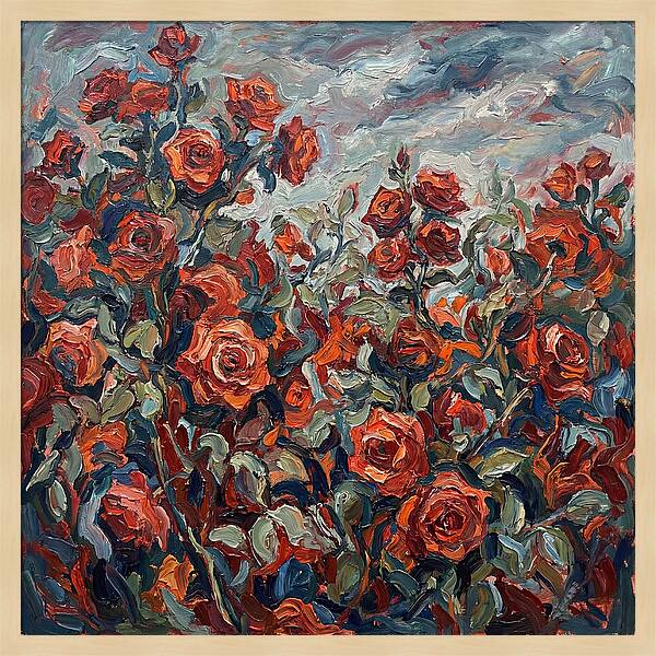 Vibrant Rose Garden