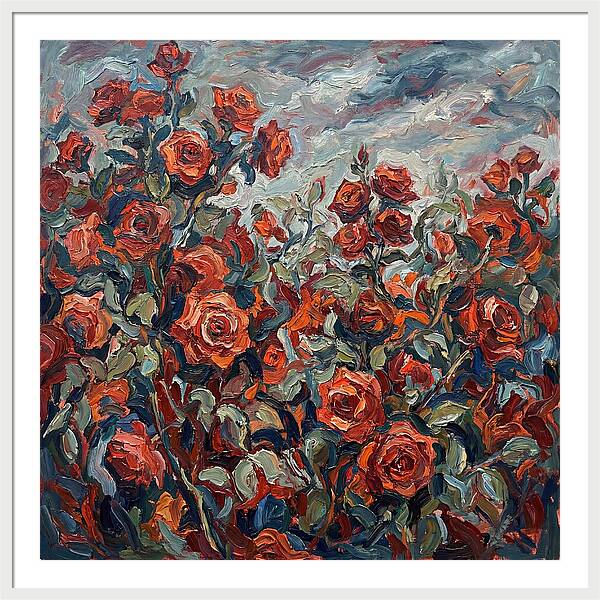 Vibrant Rose Garden