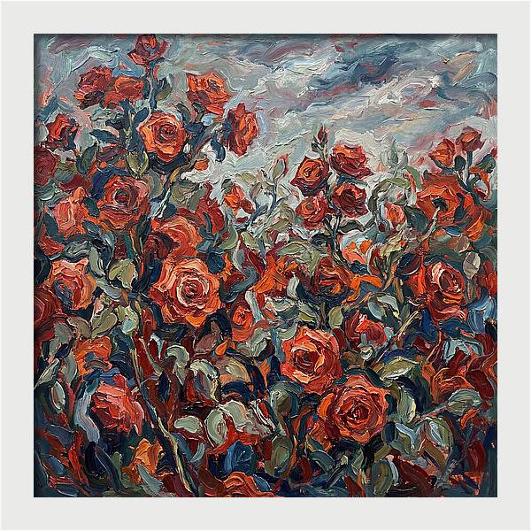 Vibrant Rose Garden