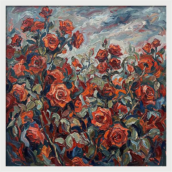 Vibrant Rose Garden