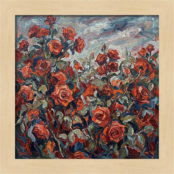 Vibrant Rose Garden