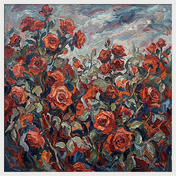 Vibrant Rose Garden