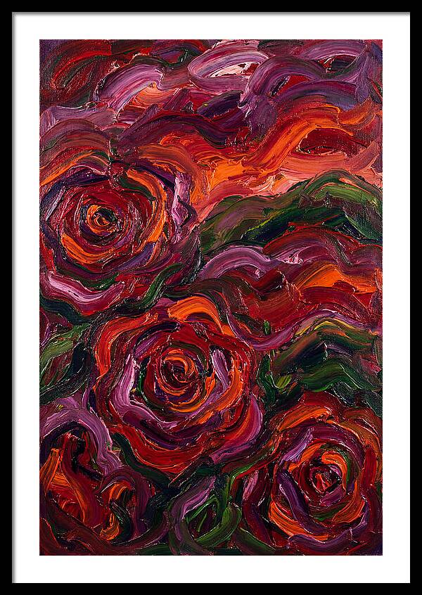 Vibrant Rose Landscape