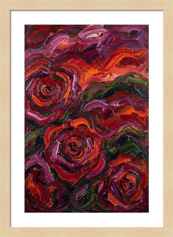 Vibrant Rose Landscape