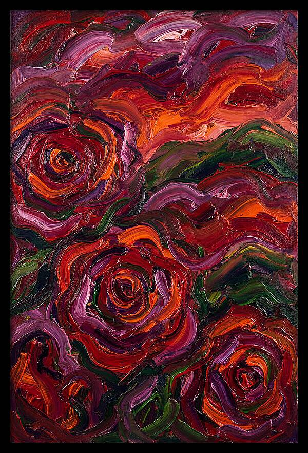 Vibrant Rose Landscape