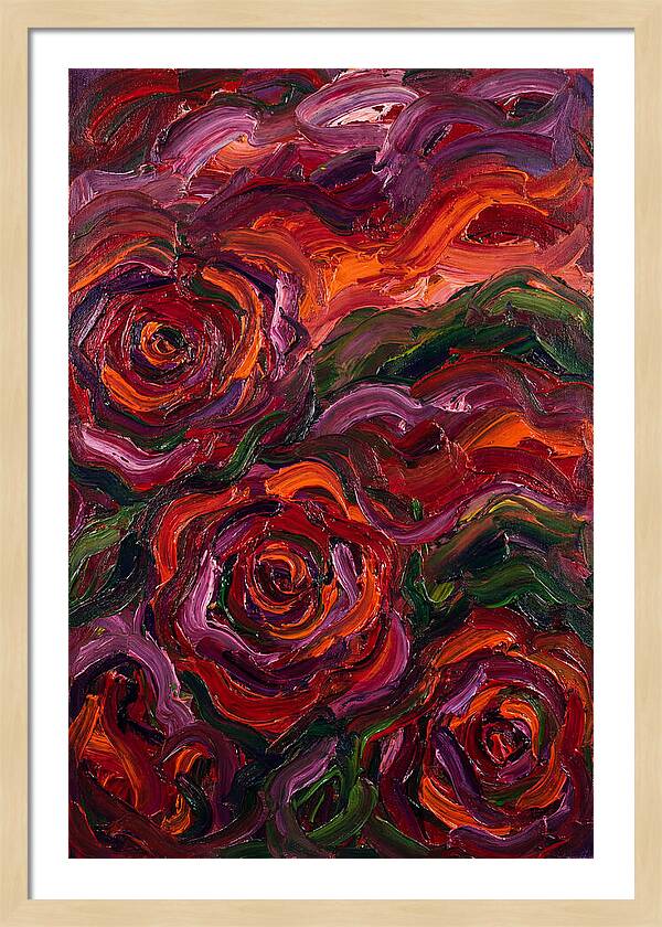Vibrant Rose Landscape