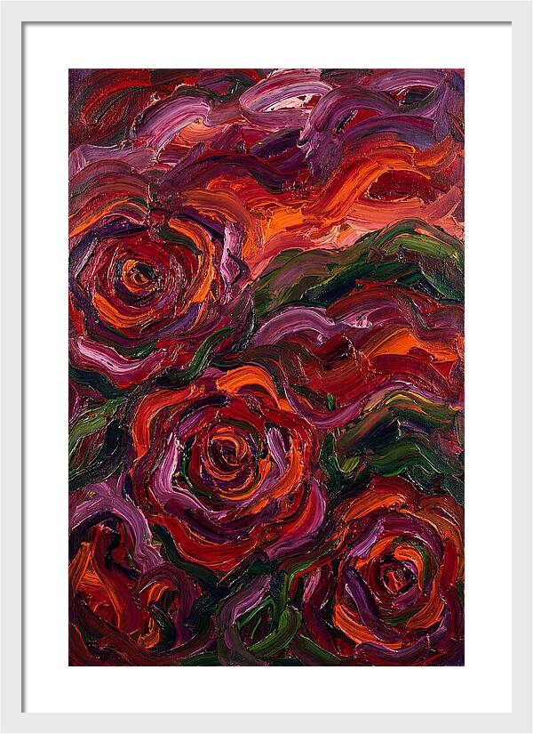 Vibrant Rose Landscape